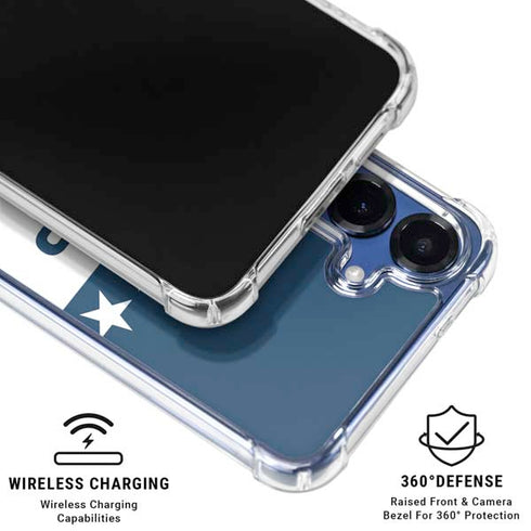 Trump 2020 Red White and Blue Galaxy S25 Plus Clear Case