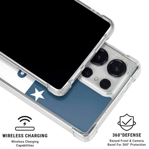 Trump 2020 Red White and Blue Galaxy S25 Ultra Clear Case