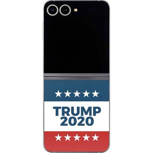 Trump 2020 Red White and Blue Galaxy Z Flip6 Skin