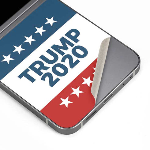 Trump 2020 Red White and Blue Galaxy Z Flip6 Skin