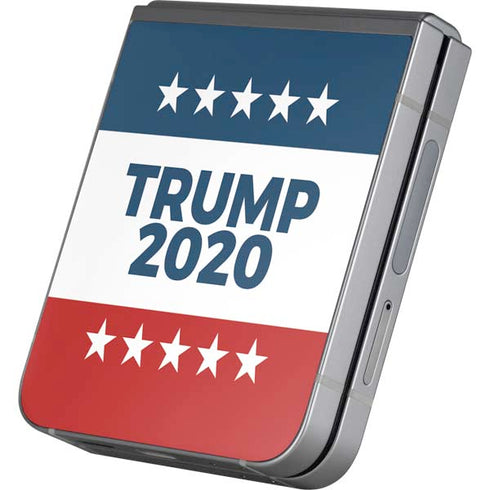 Trump 2020 Red White and Blue Galaxy Z Flip6 Skin