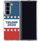 Trump 2020 Red White and Blue Galaxy Z Fold5 5G Clear Case