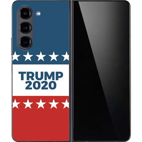 Trump 2020 Red White and Blue Galaxy Z Fold5 5G Skin