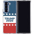 Trump 2020 Red White and Blue Galaxy Z Fold6 Clear Case