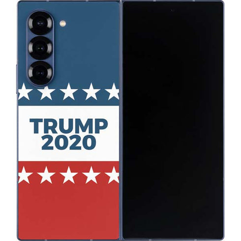 Trump 2020 Red White and Blue Galaxy Z Fold6 Skin