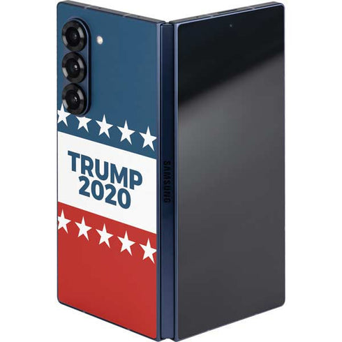 Trump 2020 Red White and Blue Galaxy Z Fold6 Skin