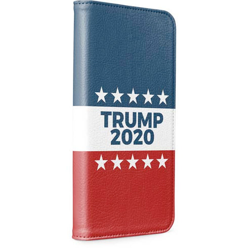 Trump 2020 Red White and Blue iPhone 15 Folio Case