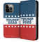Trump 2020 Red White and Blue iPhone 15 Pro Max Folio Case