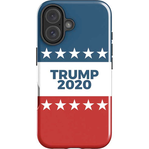 Trump 2020 Red White and Blue iPhone 16 Impact Case