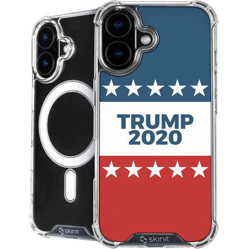 Trump 2020 Red White and Blue iPhone 16 MagSafe Case