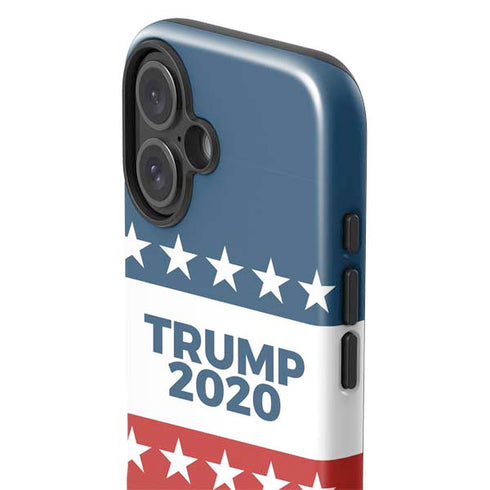 Trump 2020 Red White and Blue iPhone 16 Plus Impact Case