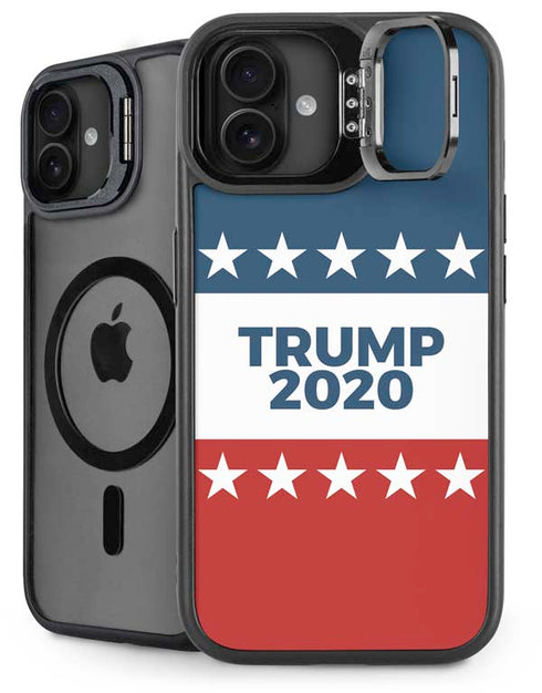Trump 2020 Red White and Blue iPhone 16 Plus Kickstand Case