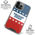 Trump 2020 Red White and Blue iPhone 16 Pro Clear Case