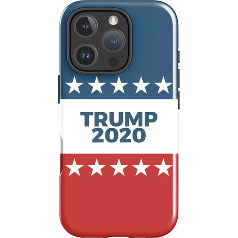 Trump 2020 Red White and Blue iPhone 16 Pro Impact Case