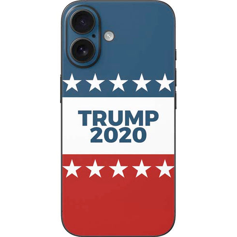 Trump 2020 Red White and Blue iPhone 16 Skin