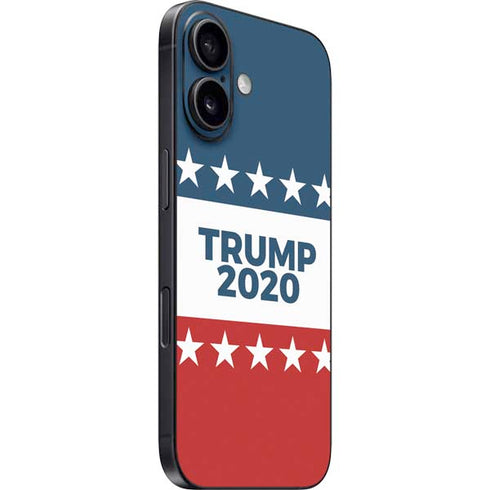 Trump 2020 Red White and Blue iPhone 16 Skin