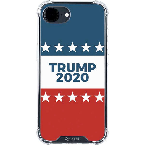 Trump 2020 Red White and Blue iPhone 16e Clear Case