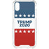 Trump 2020 Red White and Blue iPhone XS Clear Case