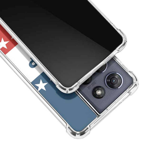 Trump 2020 Red White and Blue Moto G 5G (2025) Clear Case