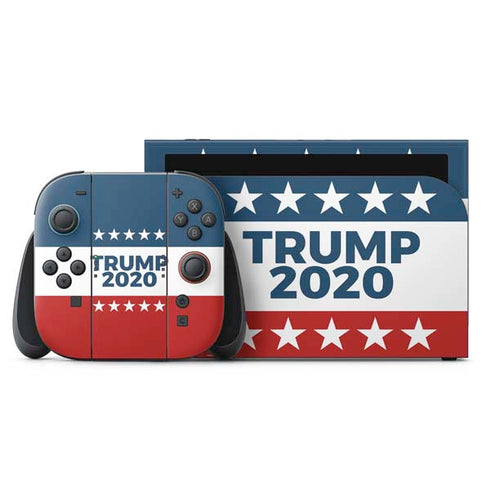 Trump 2020 Red White and Blue Nintendo Skins