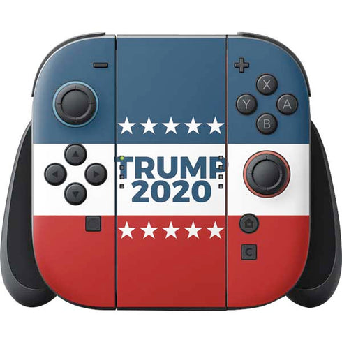 Trump 2020 Red White and Blue Nintendo Skins