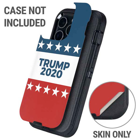 Trump 2020 Red White and Blue Otterbox Defender iPhone Skin