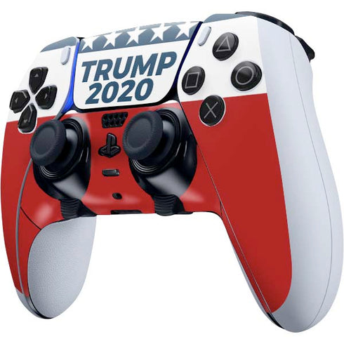 Trump 2020 Red White and Blue PS5 DualSense Edge Pro Controller Skin