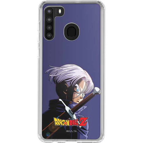 Dragon Ball Z Trunks Portrait Galaxy A21 Clear Case