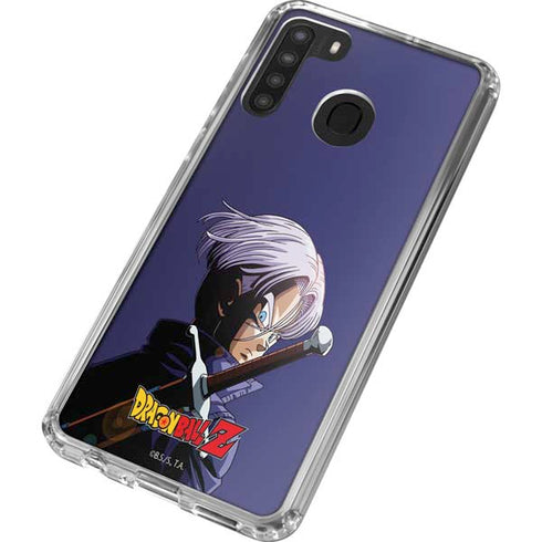 Dragon Ball Z Trunks Portrait Galaxy A21 Clear Case
