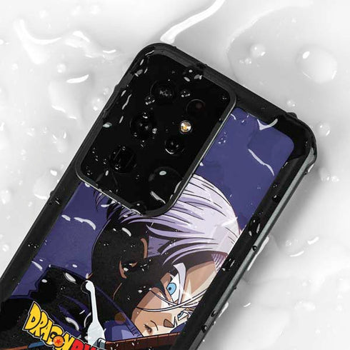 Dragon Ball Z Trunks Portrait Galaxy S24 Ultra Waterproof Case