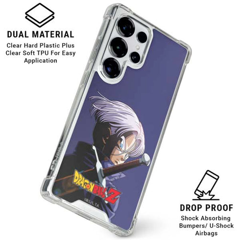 Dragon Ball Z Trunks Portrait Galaxy S25 Ultra Clear Case