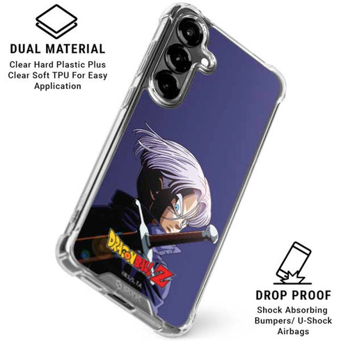 Dragon Ball Z Trunks Portrait Galaxy S26 Plus Clear Case