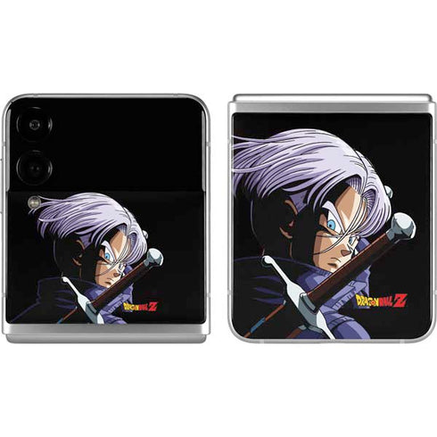 Dragon Ball Z Trunks Portrait Galaxy Z Flip4 5G Skin
