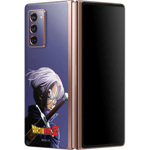 Dragon Ball Z Trunks Portrait Galaxy Z Fold2 5G Skin