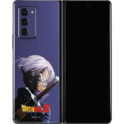 Dragon Ball Z Trunks Portrait Galaxy Z Fold2 5G Skin