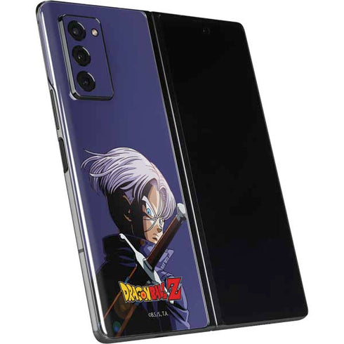 Dragon Ball Z Trunks Portrait Galaxy Z Fold2 5G Skin