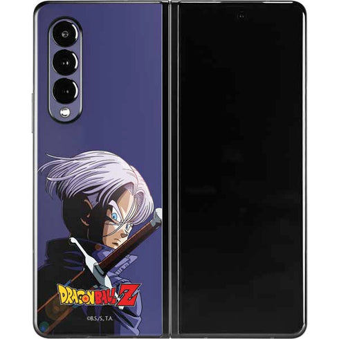 Dragon Ball Z Trunks Portrait Galaxy Z Fold3 5G Skin