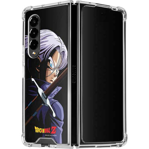 Dragon Ball Z Trunks Portrait Galaxy Z Fold4 5G Clear Case