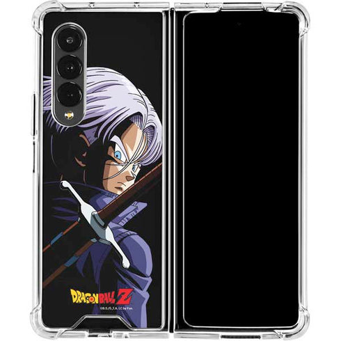 Dragon Ball Z Trunks Portrait Galaxy Z Fold4 5G Clear Case