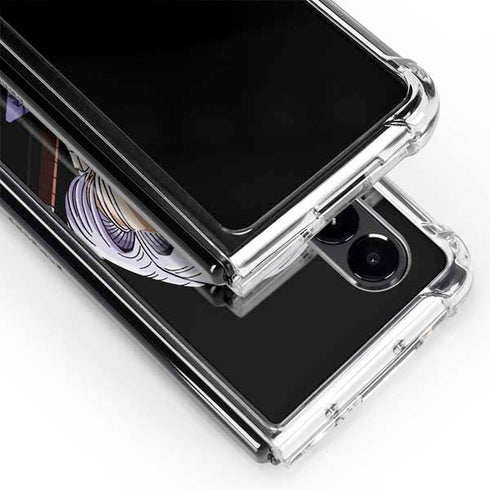 Dragon Ball Z Trunks Portrait Galaxy Z Fold4 5G Clear Case