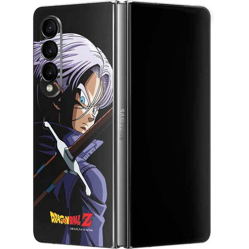 Dragon Ball Z Trunks Portrait Galaxy Z Fold4 5G Skin