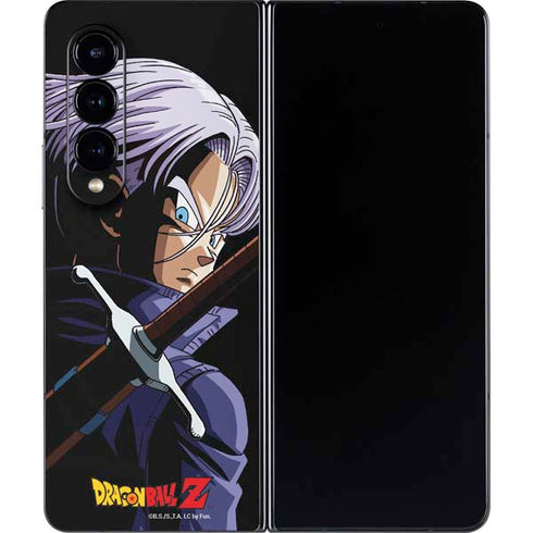 Dragon Ball Z Trunks Portrait Galaxy Z Fold4 5G Skin