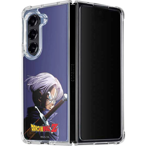 Dragon Ball Z Trunks Portrait Galaxy Z Fold5 5G Clear Case