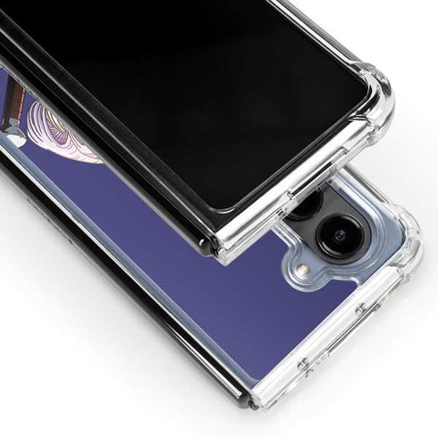 Dragon Ball Z Trunks Portrait Galaxy Z Fold5 5G Clear Case