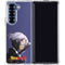 Dragon Ball Z Trunks Portrait Galaxy Z Fold7 Clear Case