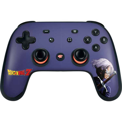 Dragon Ball Z Trunks Portrait Google Stadia Controller Skin