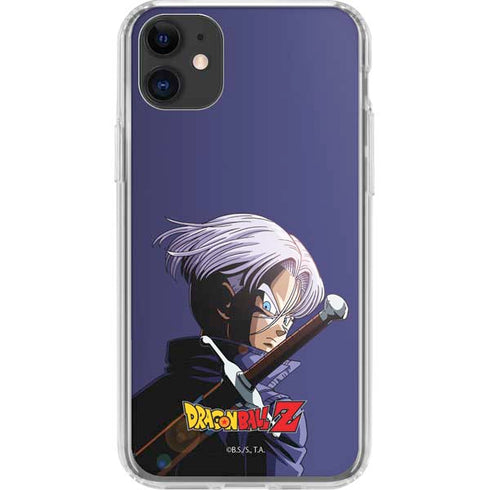 Dragon Ball Z Trunks Portrait iPhone 11 Clear Case
