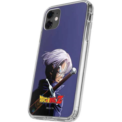 Dragon Ball Z Trunks Portrait iPhone 11 Clear Case