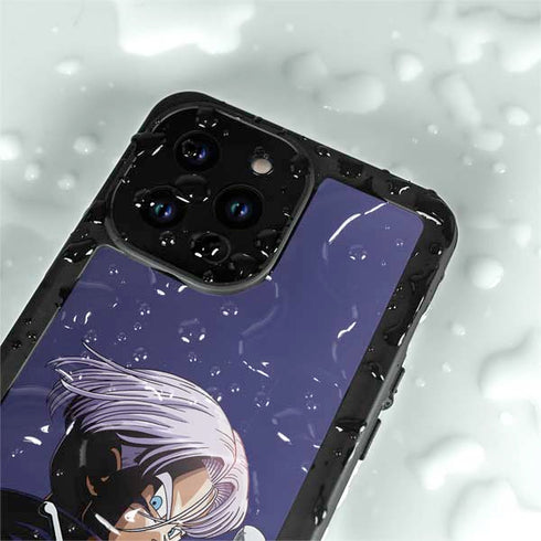 Dragon Ball Z Trunks Portrait iPhone 14 Pro Max Waterproof Case