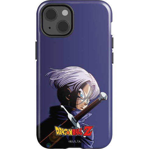 Dragon Ball Z Trunks Portrait iPhone 15 Plus Impact Case